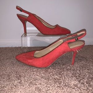 Zara Slingback Studded Heel Shoes